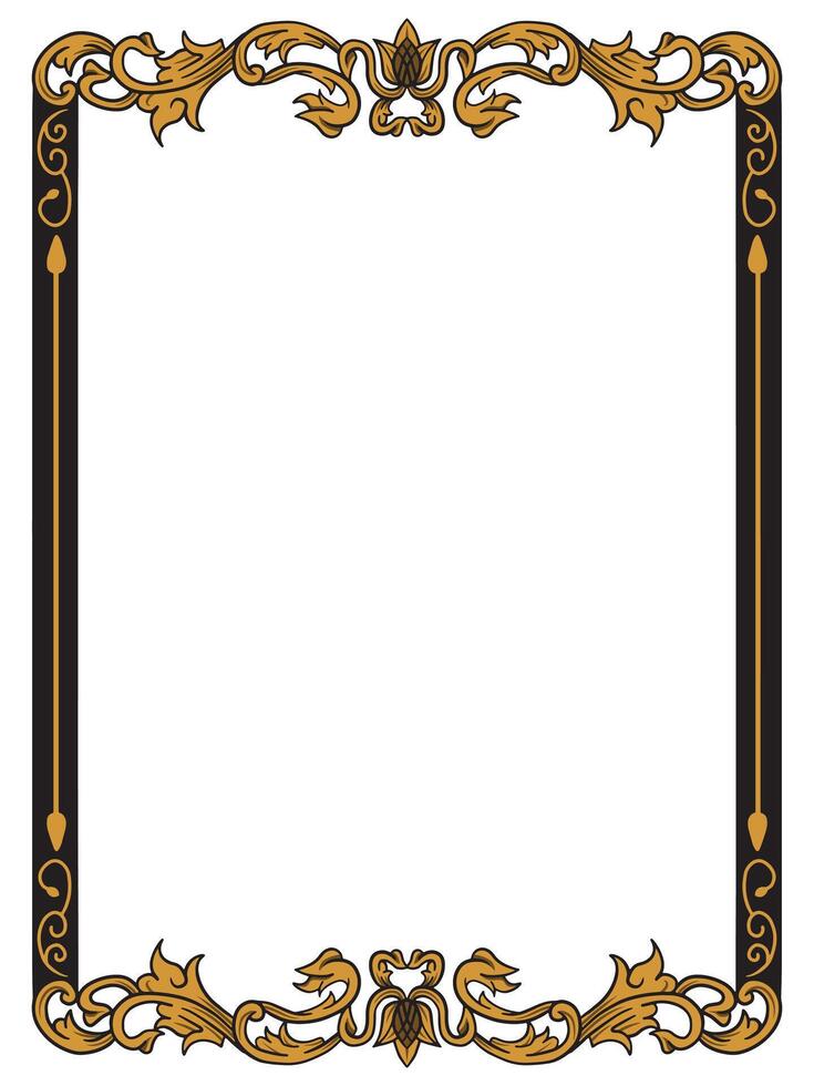 Modern Ornamental Frame for Weddings vector