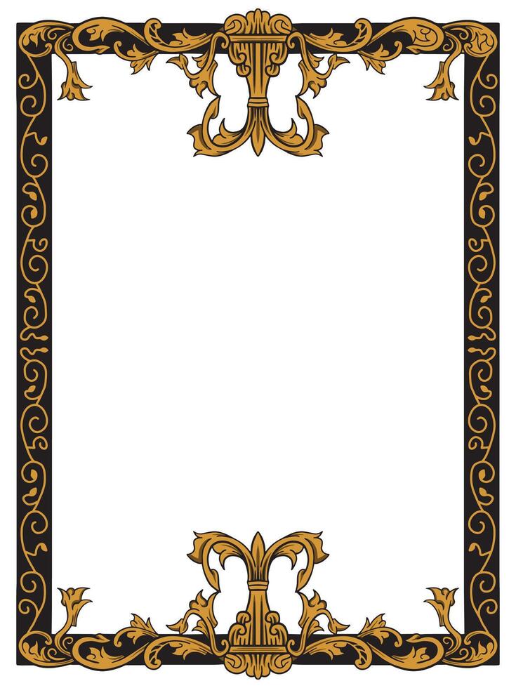 Luxury Decorative Frame Template vector