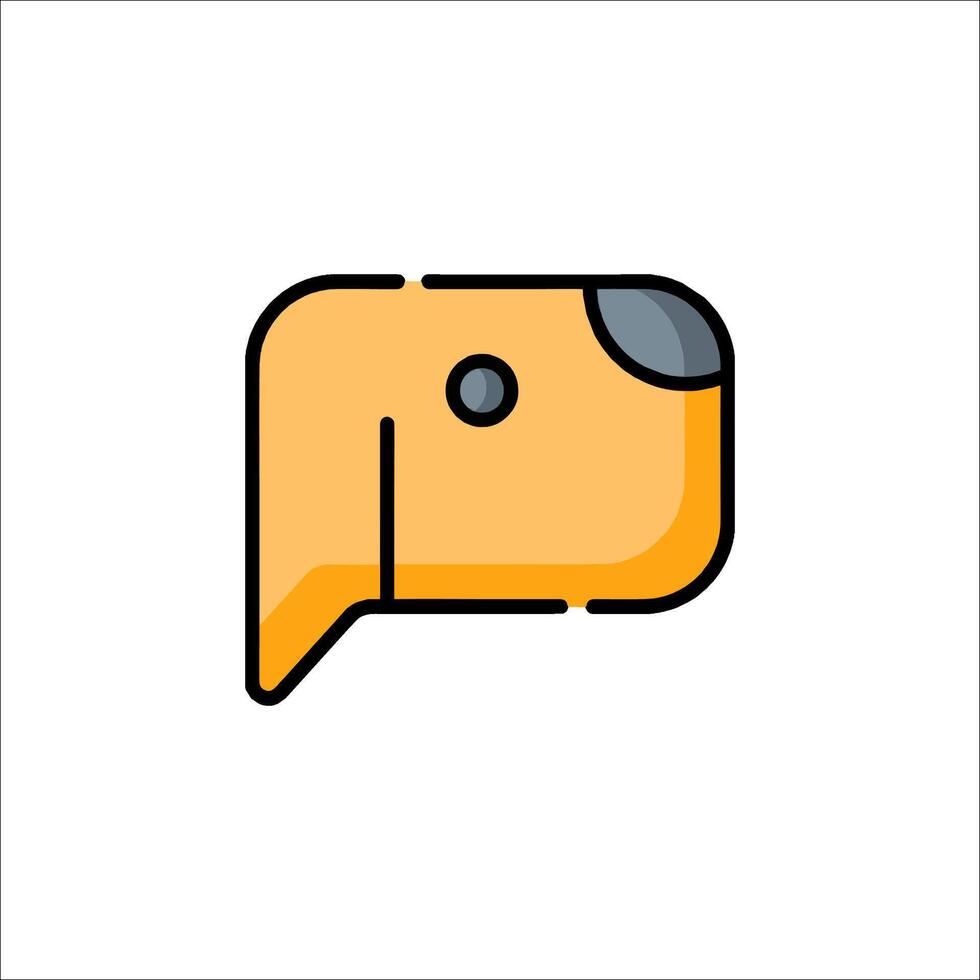 A dog is talking to a person in a speech bubble vector