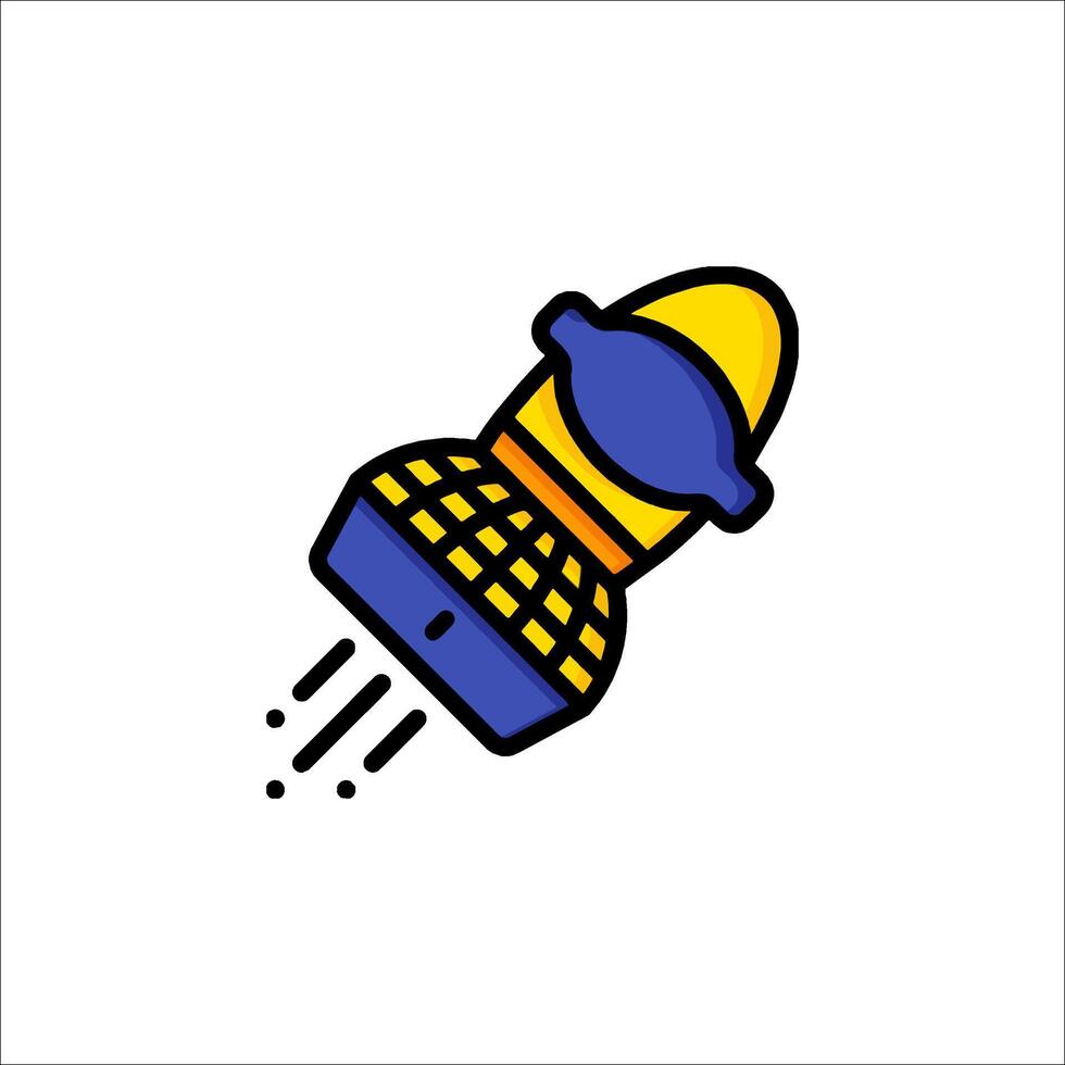 Rocket icon illustration vector
