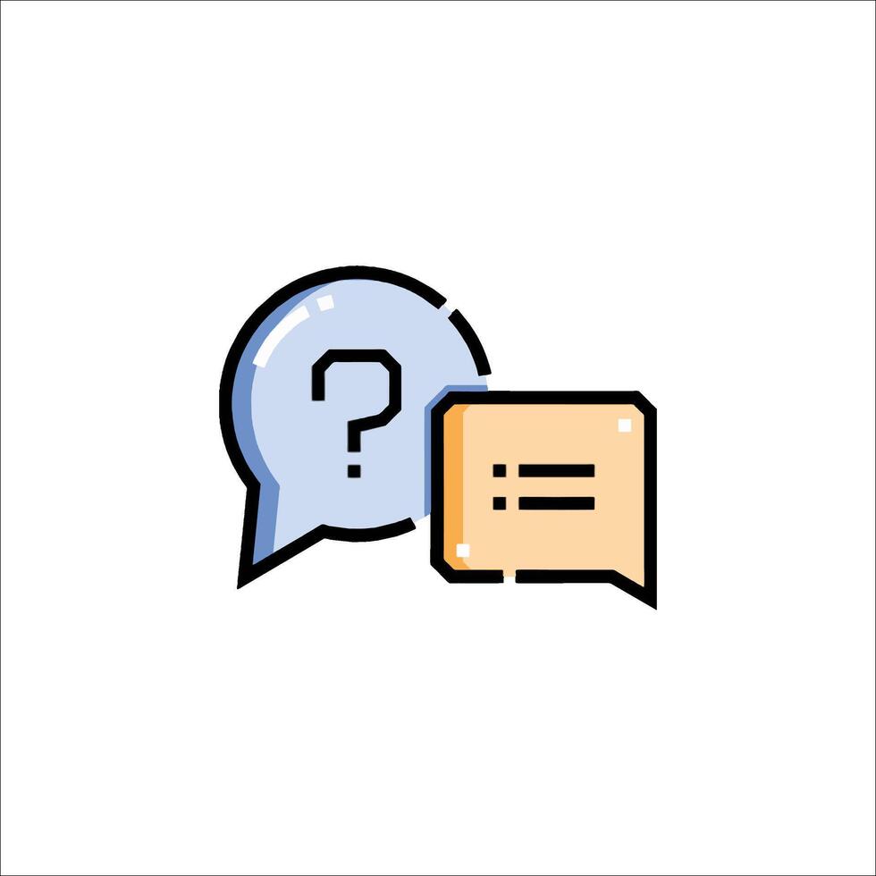 Question mark icon illustration vector