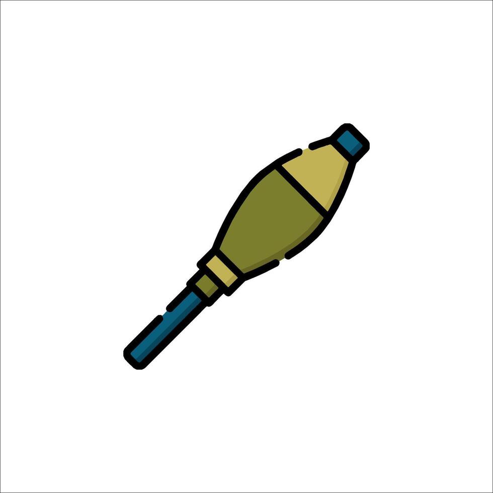 A small green and blue object with a handle vector