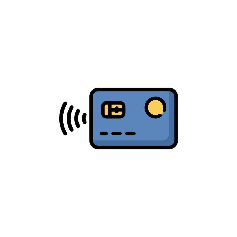 Credit card icon vector