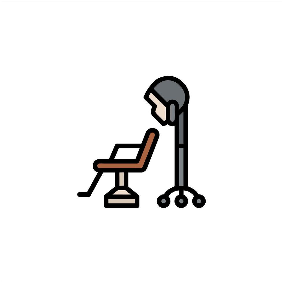 A man sitting in a chair with a chair vector
