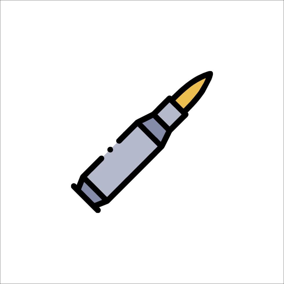 A bullet icon on a white background vector