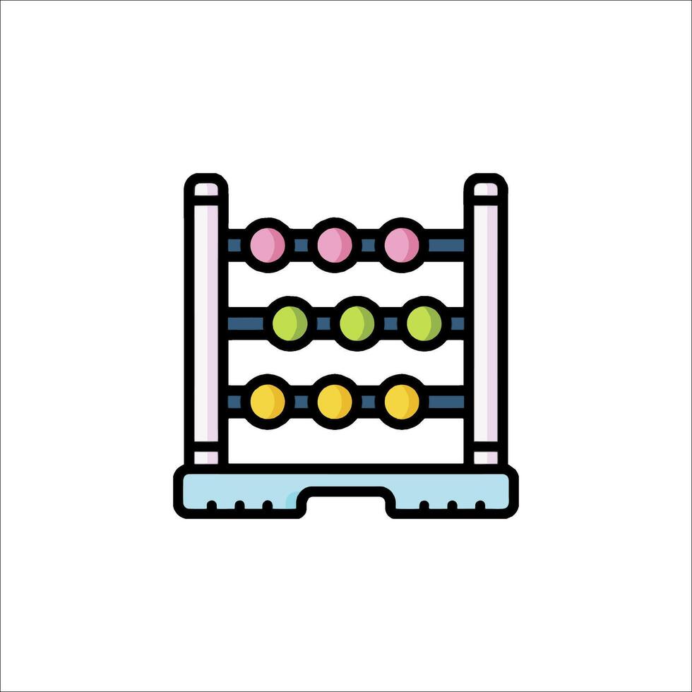 Abacus icon illustration vector