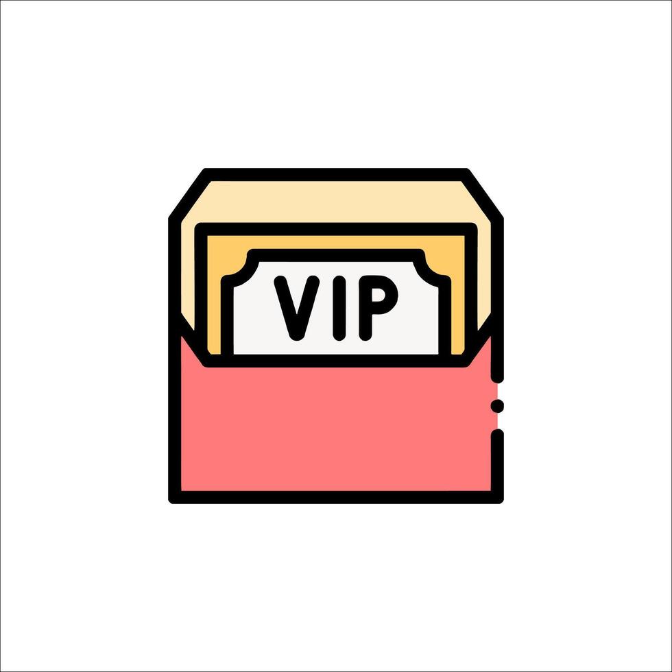Vip sign icon, illustration vector