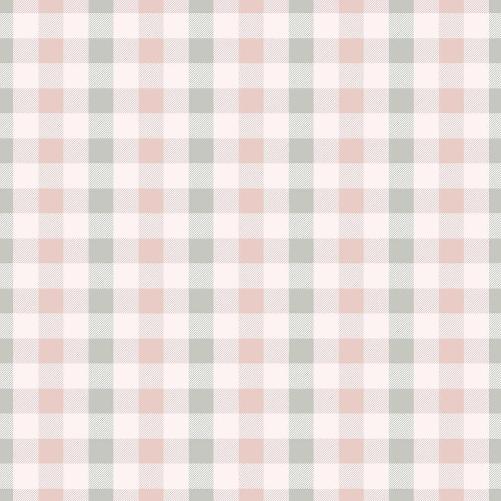 Seamless Pastel Gingham Pattern Stylish Grid Check Print vector