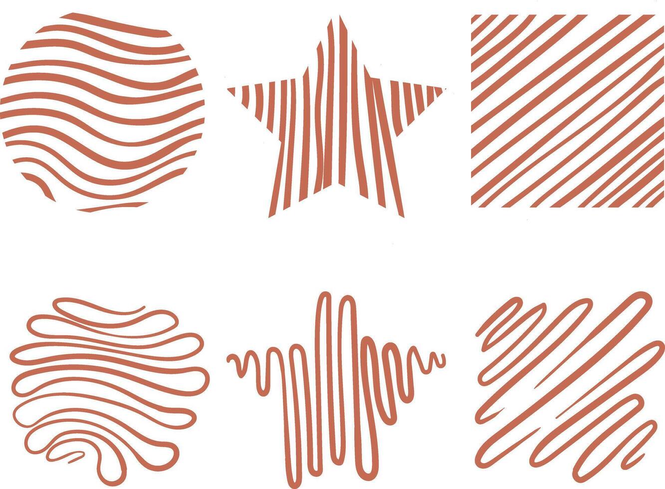 Abstract shapes elements vector