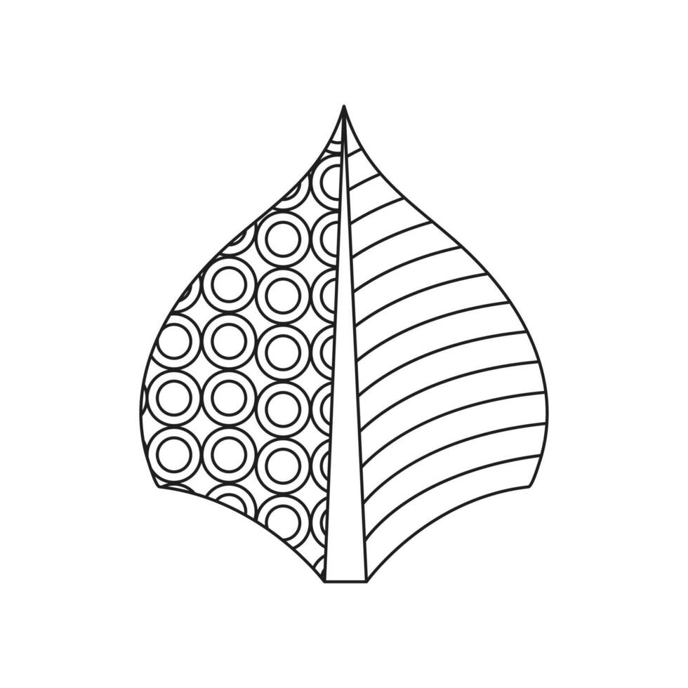 Decorative leaf and flowers design vector