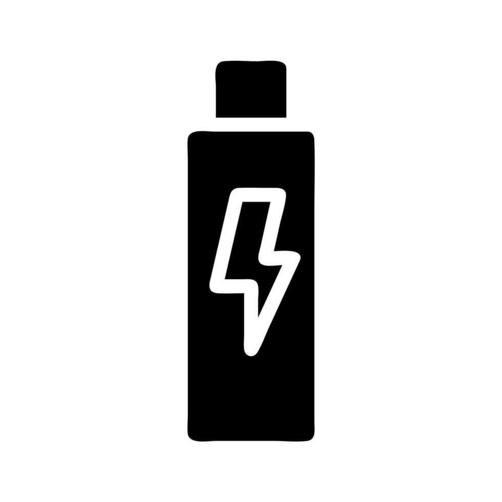 Energy drink icon. Concept of energy, power, and refreshment. vector