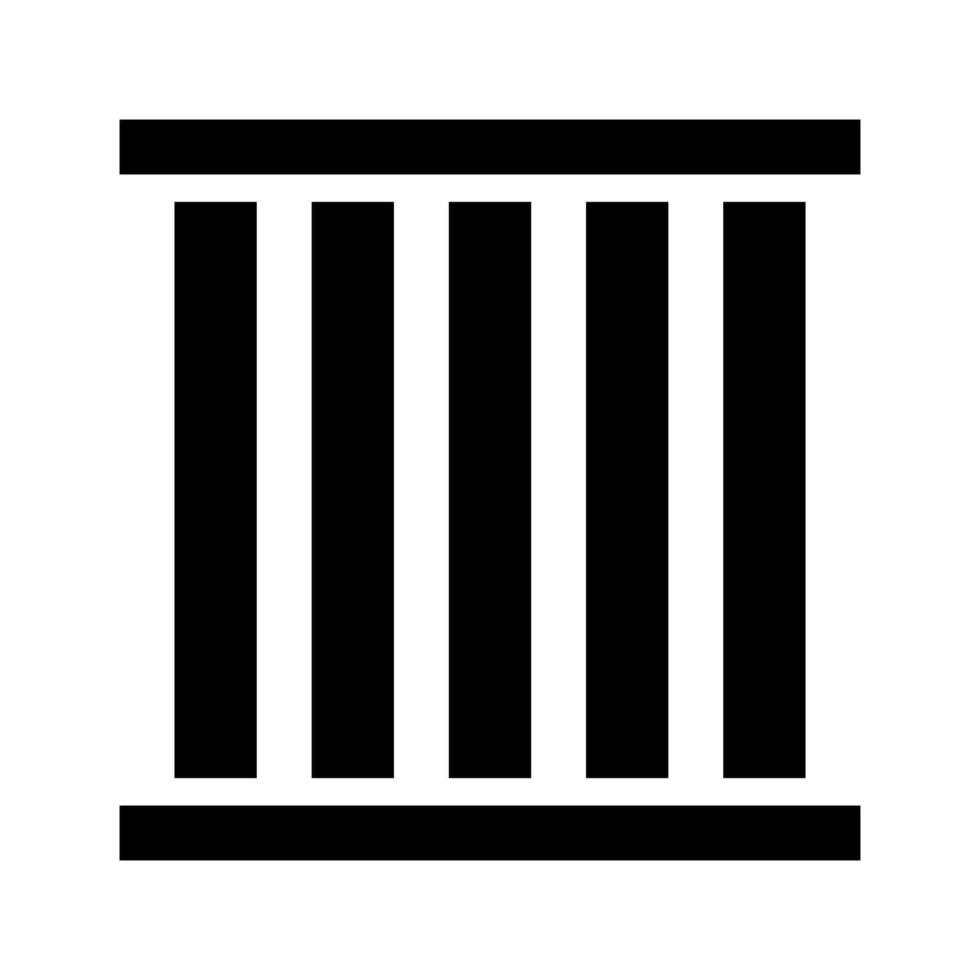 Prison bars. Concept of crime, punishment, and justice. vector