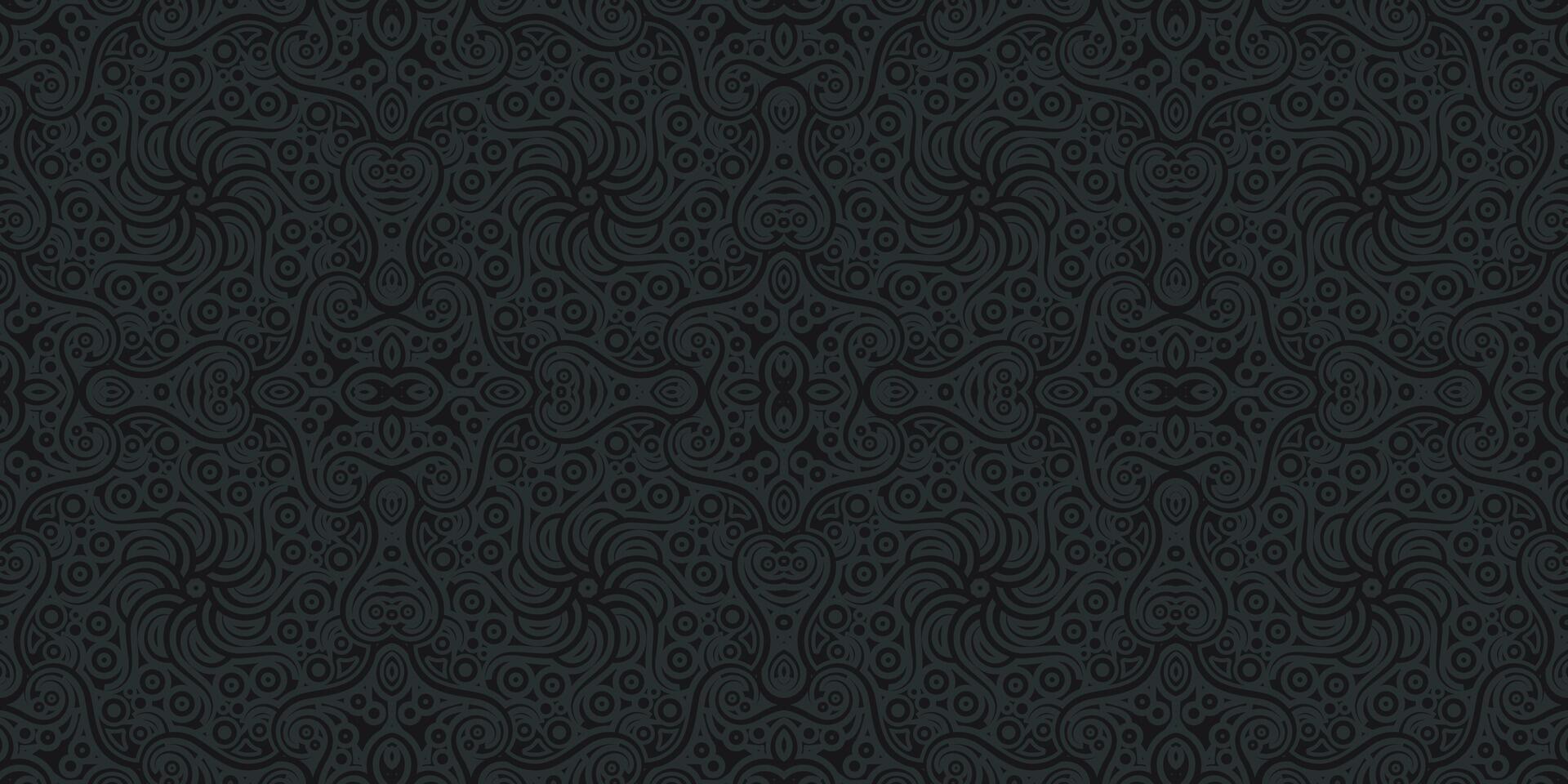dark ethnic seamless pattern art design vector