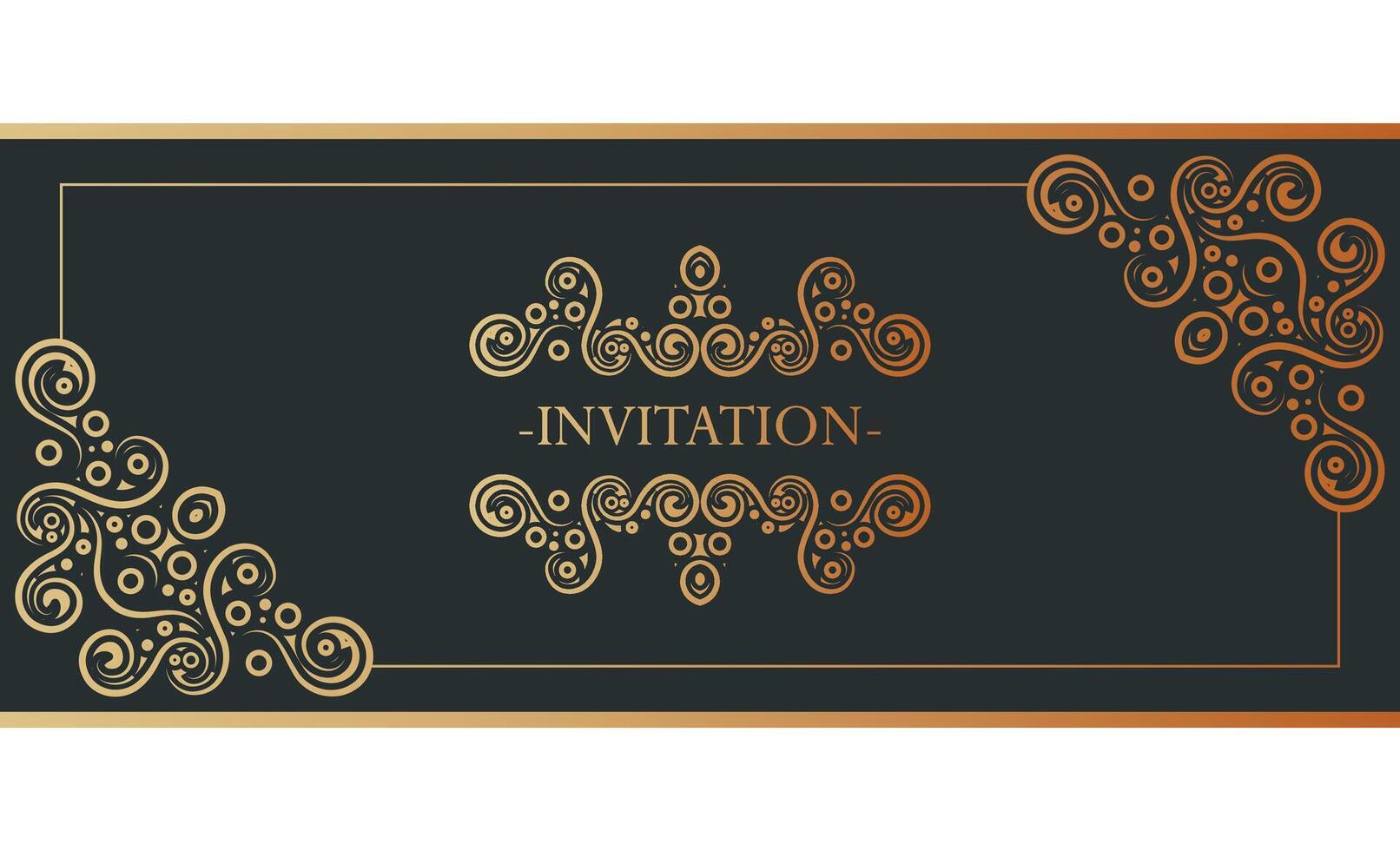 fancy invitation background style decorative pattern vector