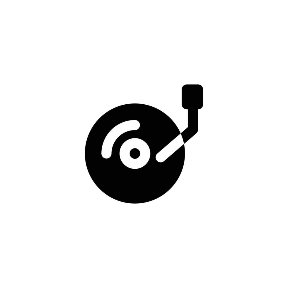 vinyl classic icon vector