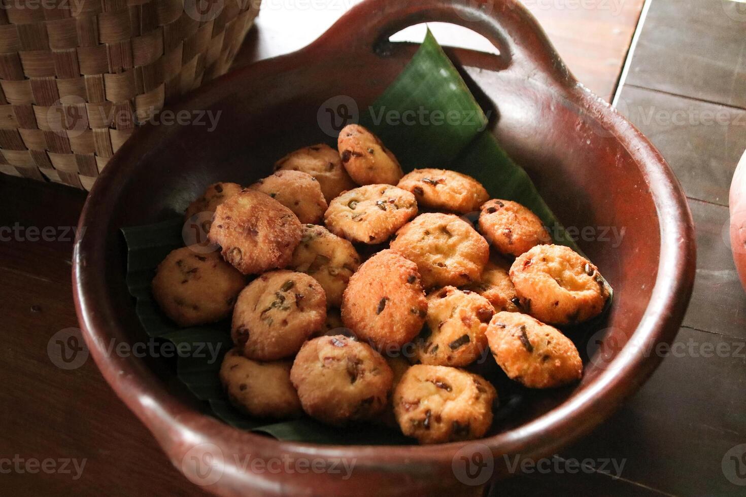 Fried Tofu Snack. Vegetarian food. photo