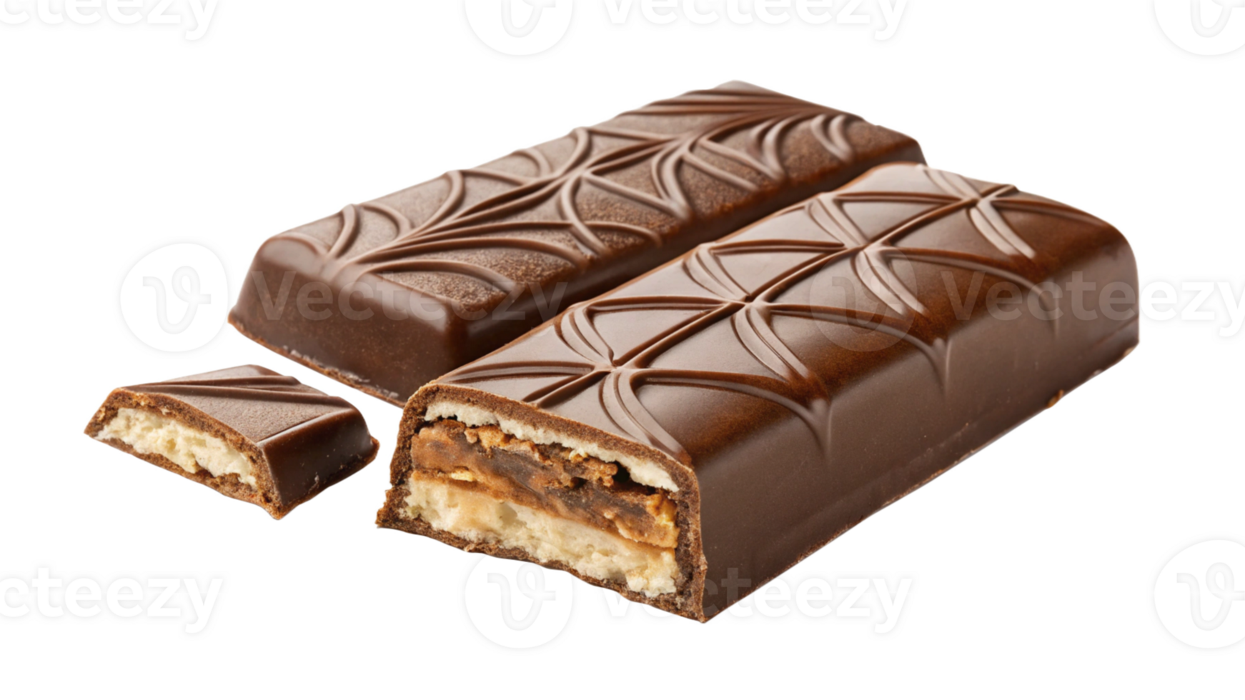 Delicious Milk Chocolate Bars, Creamy Caramel, Crisp Wafer png