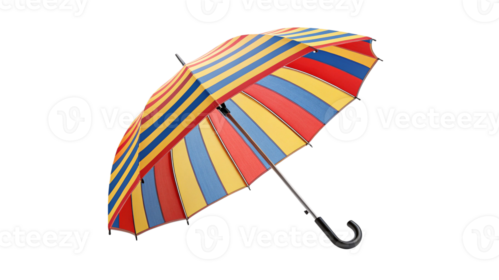 Colorful Striped Umbrella, Rain Protection, Sunny Day, Vibrant Hues, Fashion Accessory, Portable She png