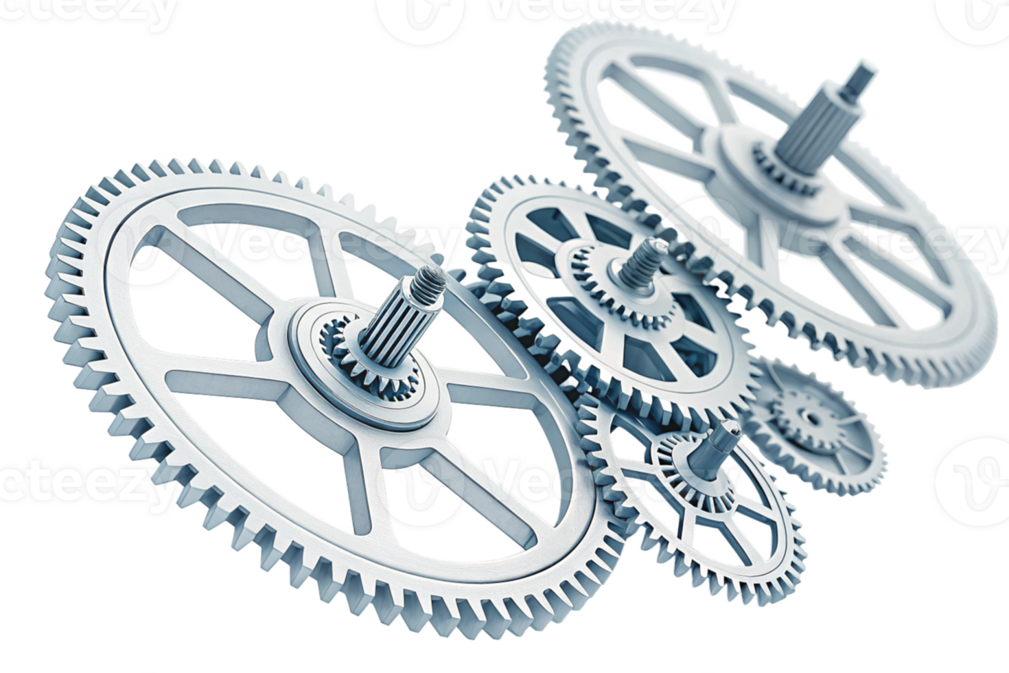 Interlocking Gears Mechanical Precision, Engineering Design, Industrial Components png