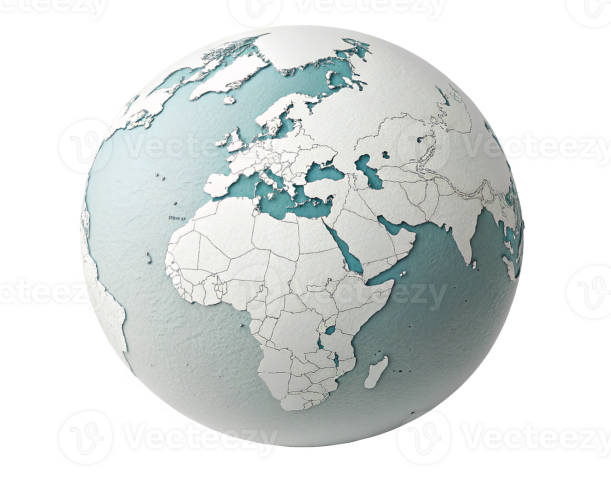 Global World Map Data Visualization Earth Globe, Countries, Continents png