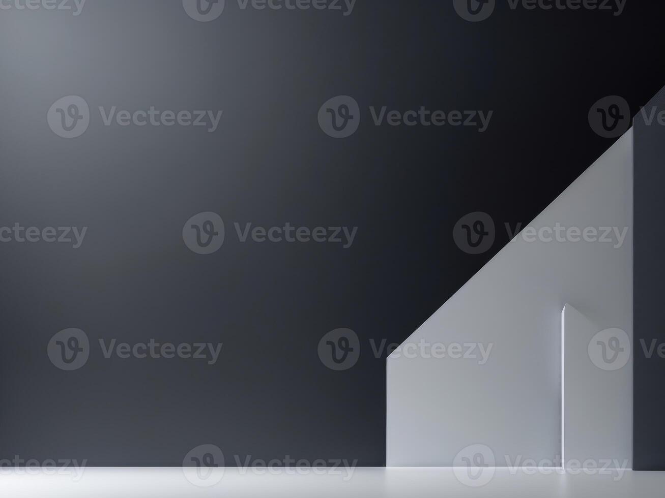 Elegant Black Gradient Room for Showcasing Products. photo