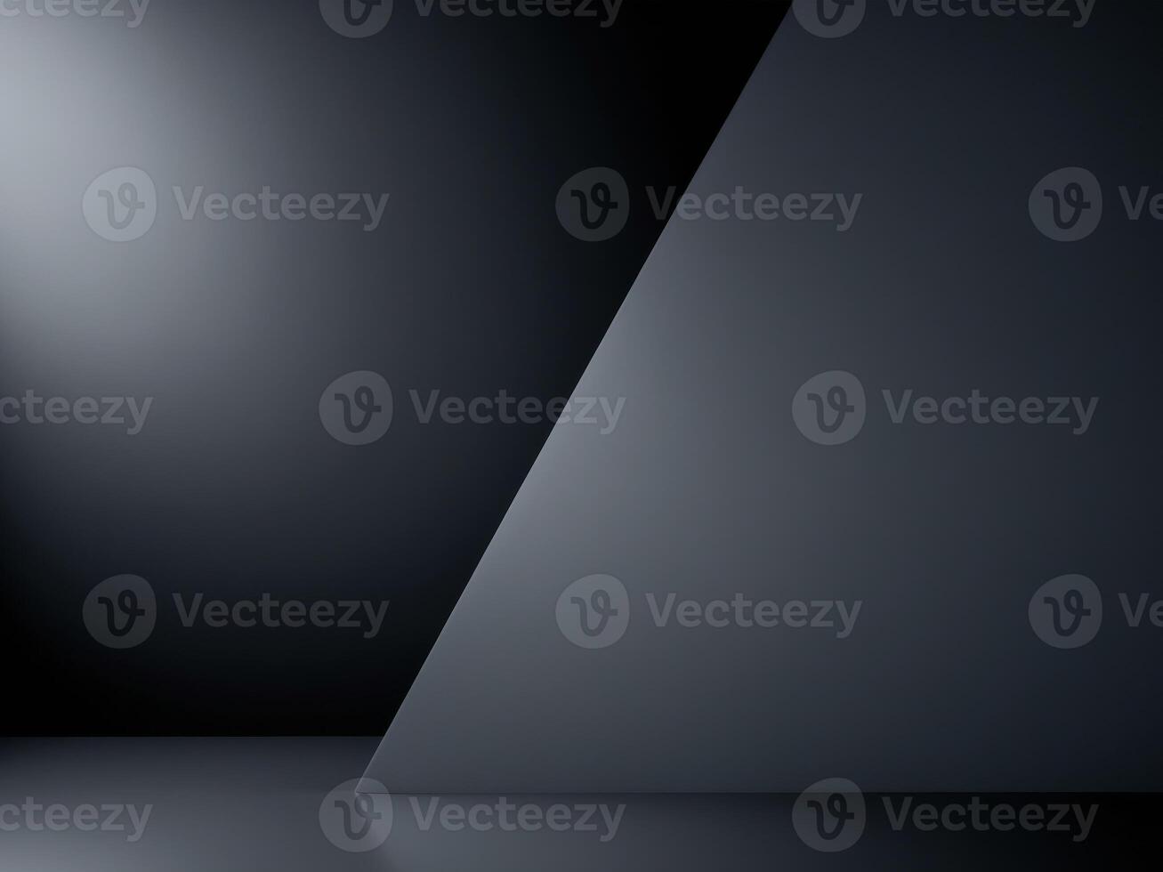 Elegant Black Gradient Room for Showcasing Products.Elegant Black Gradient Room for Showcasing Products. photo