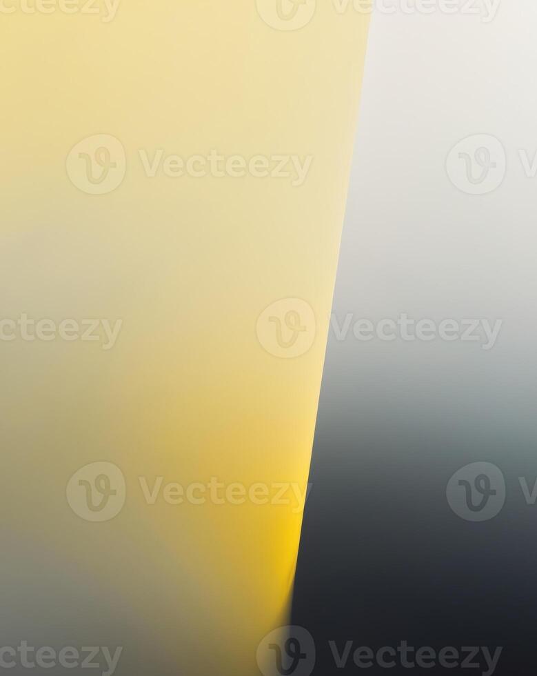 Abstract Yellow Black Gradient Background with Blur. photo