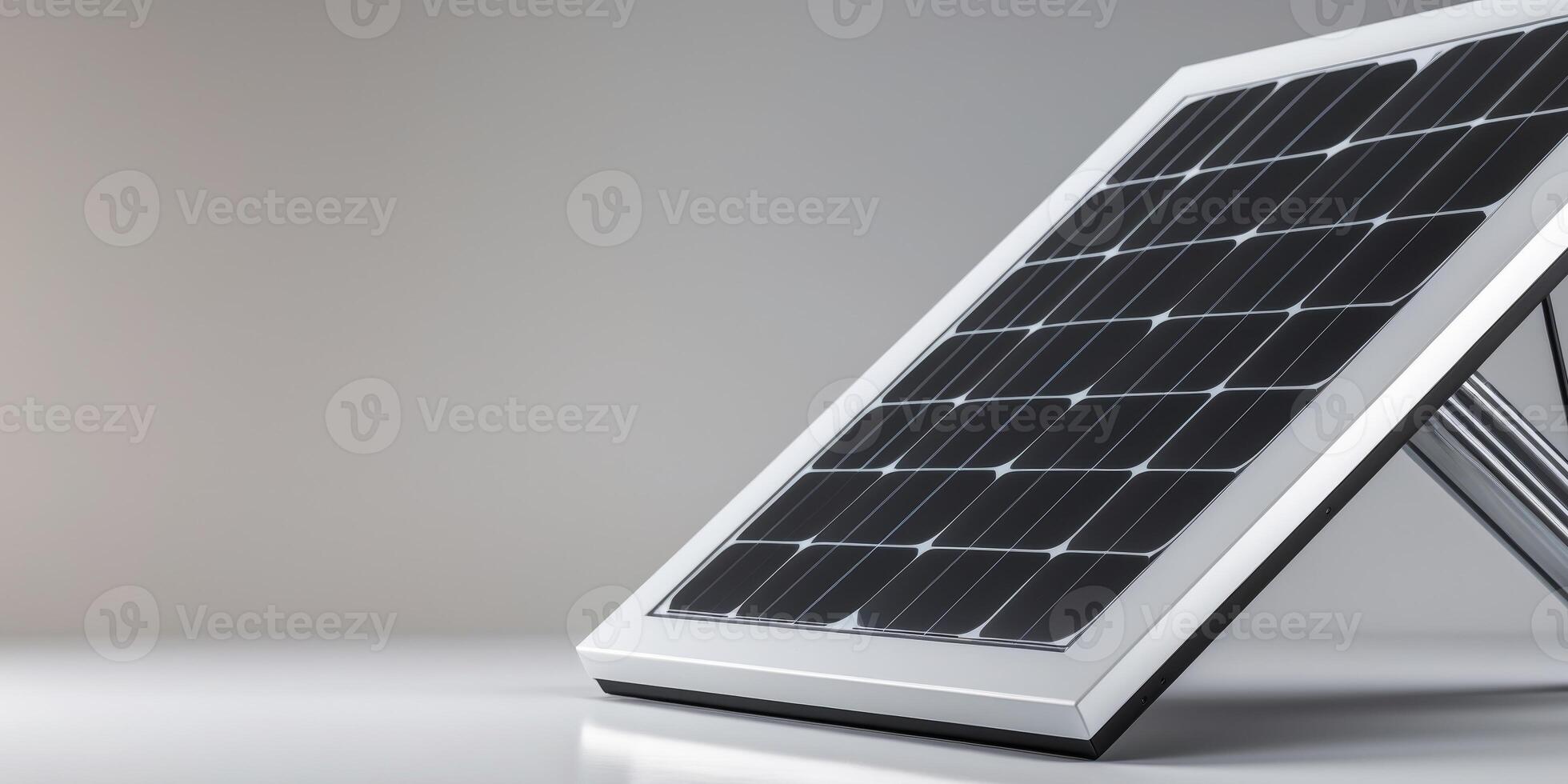 A solar panel with a white frame and black squares innovative solar panel innovation power electricity energy technology panel renewable photo