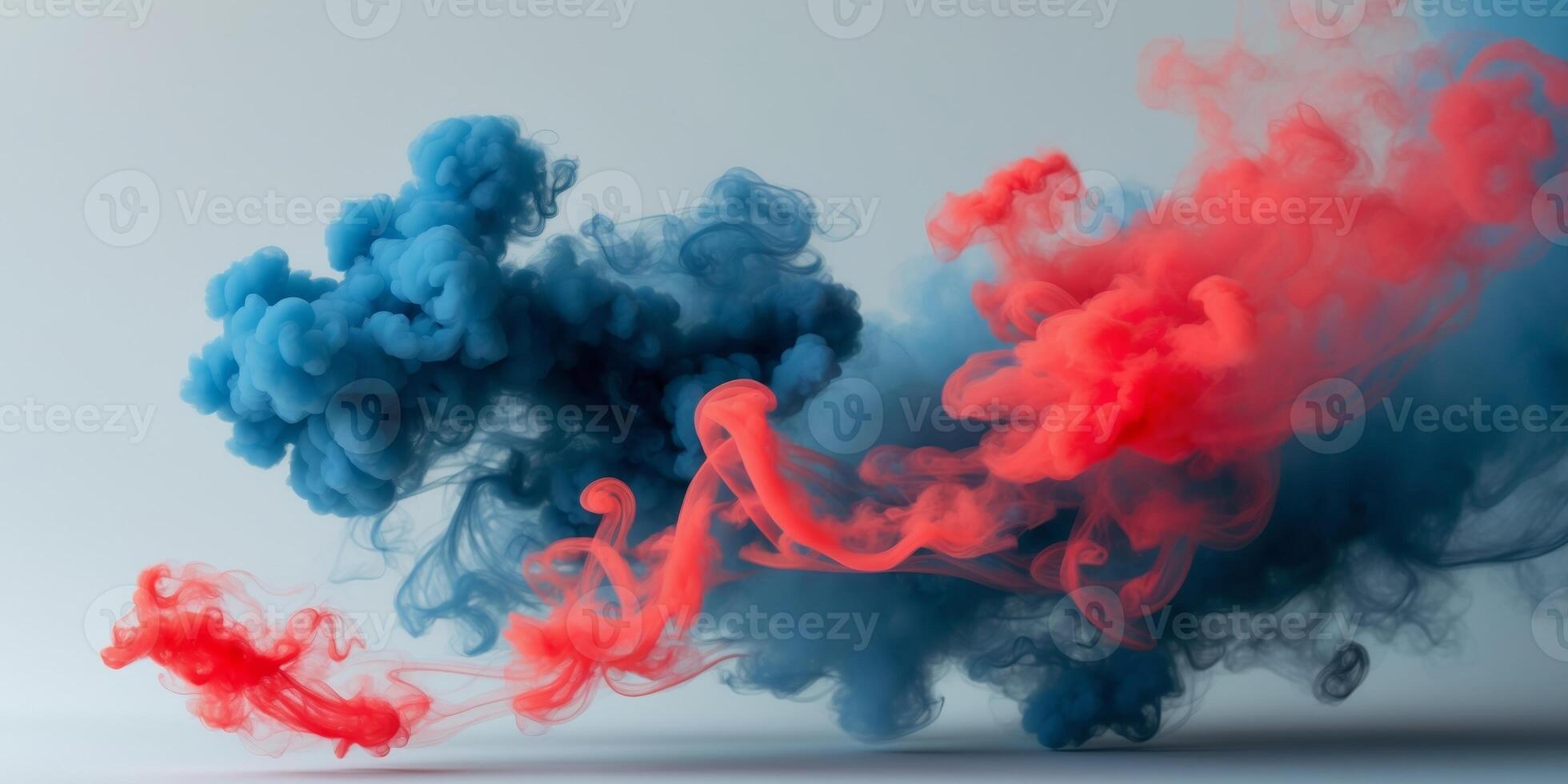 Abstract smoke texture with blue and red huesAbstract smoke texture with blue and red hues. photo