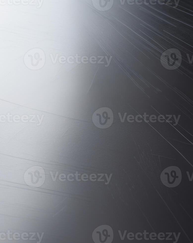 Brushed metal texture creating a gradient effect from light to dark photo
