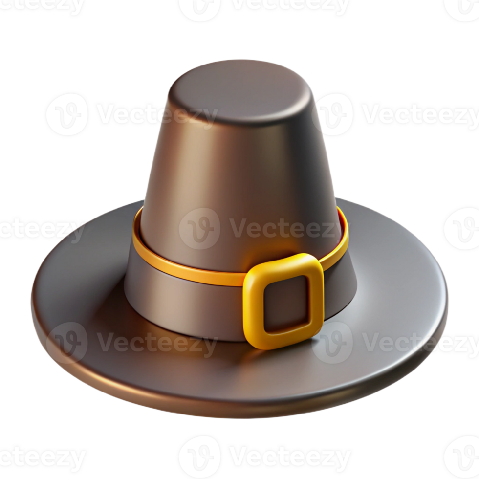 Thanksgiving pilgrim hat for celebrations png