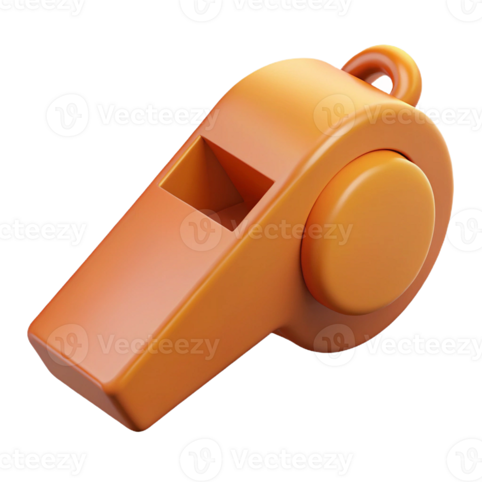 Realistic whistle icon for sports themes png