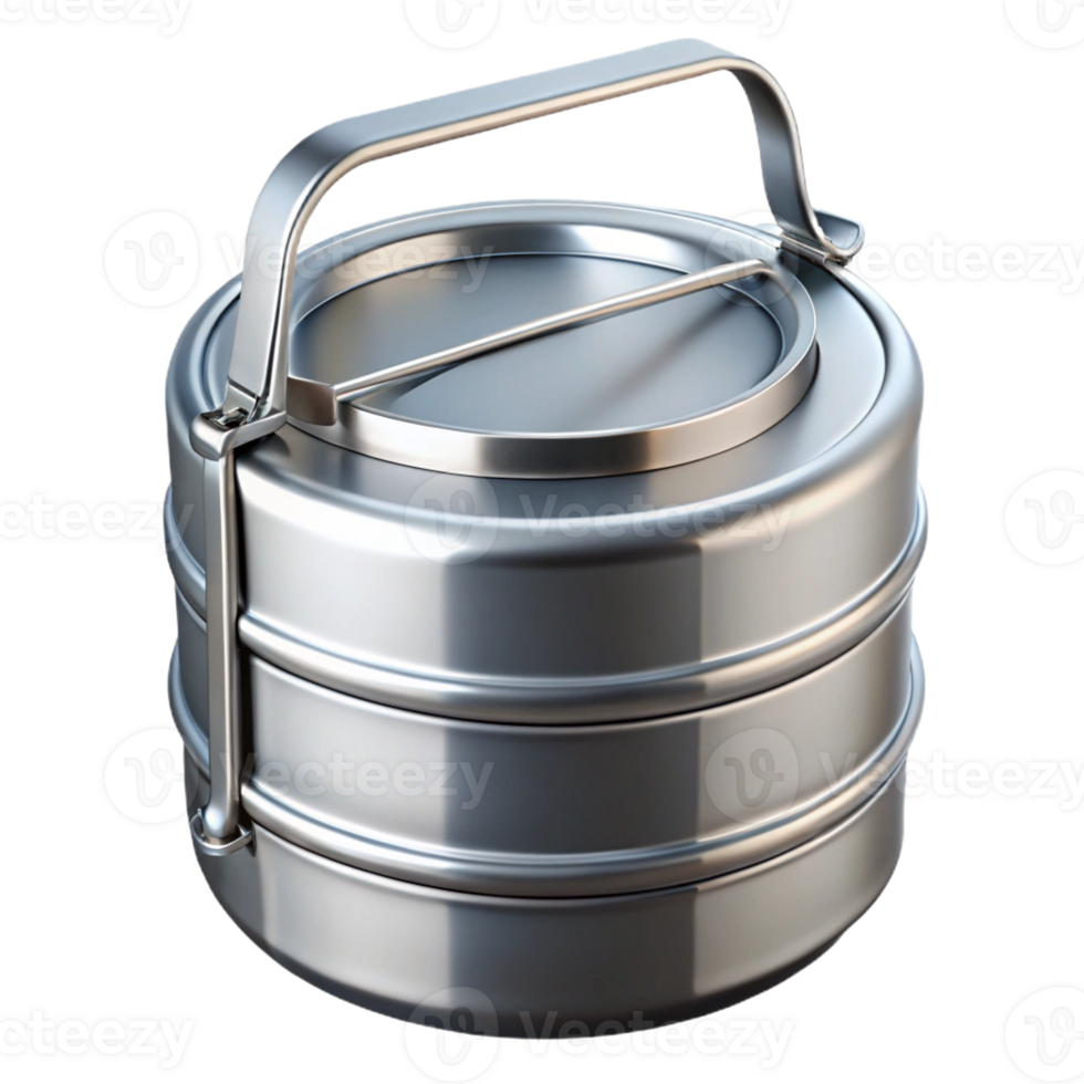 Realistic tiffin box icon with modern design png