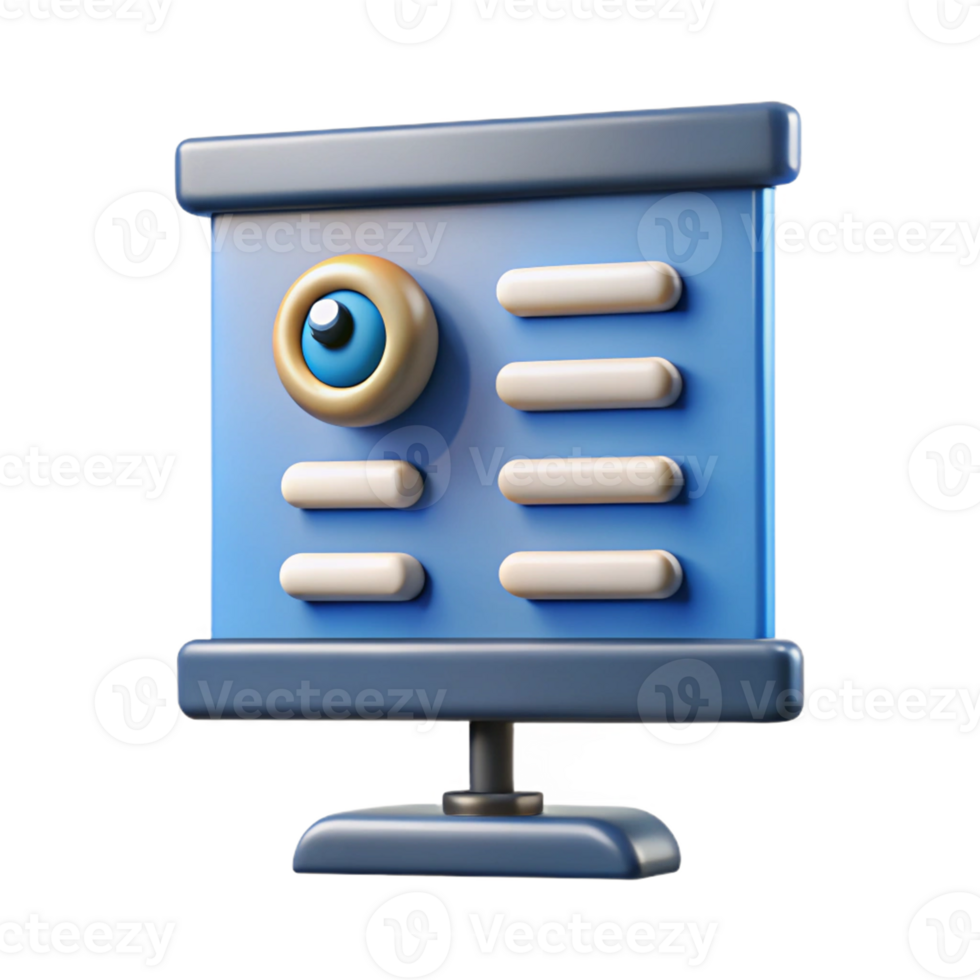 Realistic eye chart design for optical and healthcare themes. png
