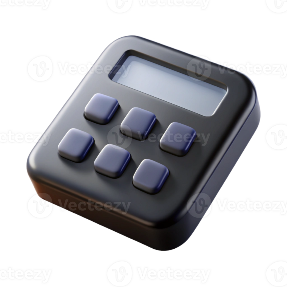 Stylish and practical 3D calculator icon. png