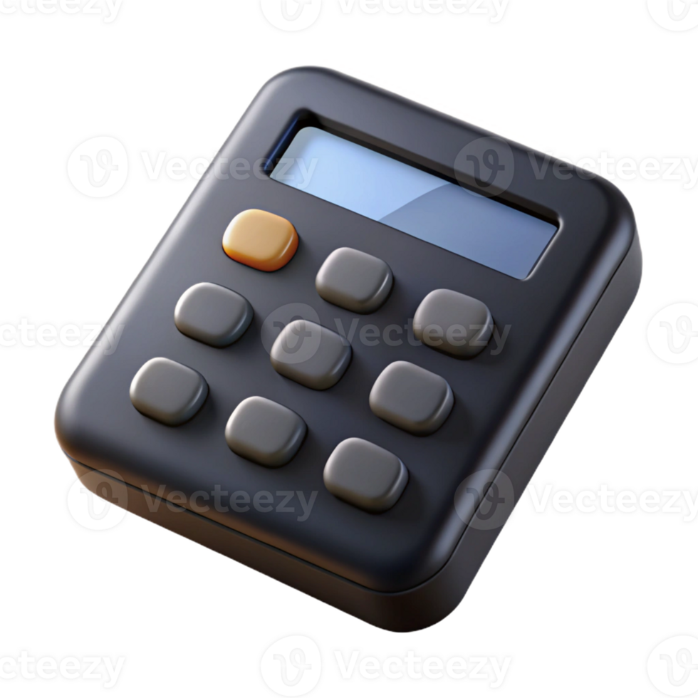 Modern calculator for office use. png
