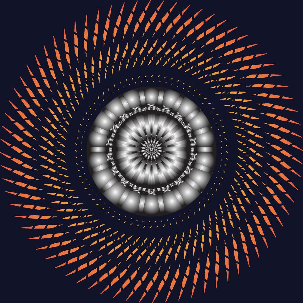 abstract creative mandala colorful background vector