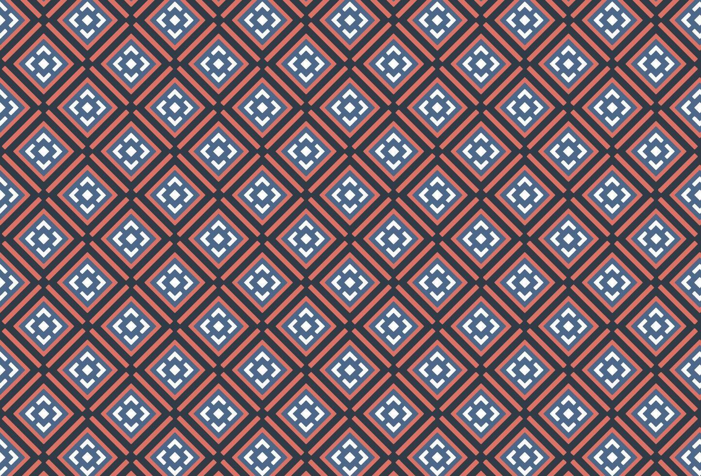 Geometric square colorful decor design pattern vector