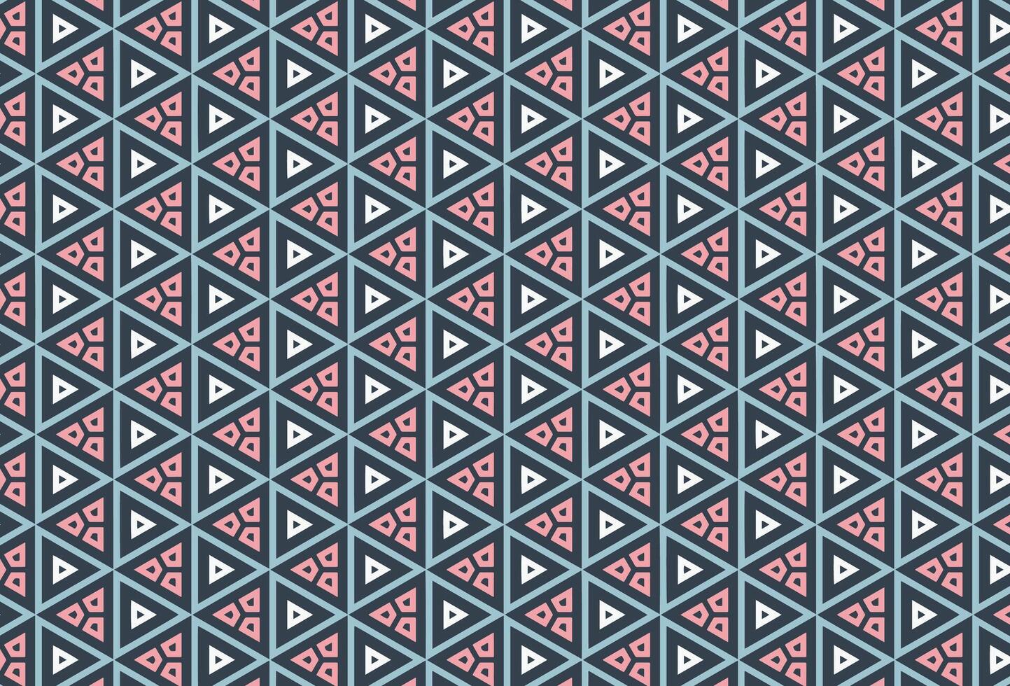 Geometric triangle colorful decor design pattern vector