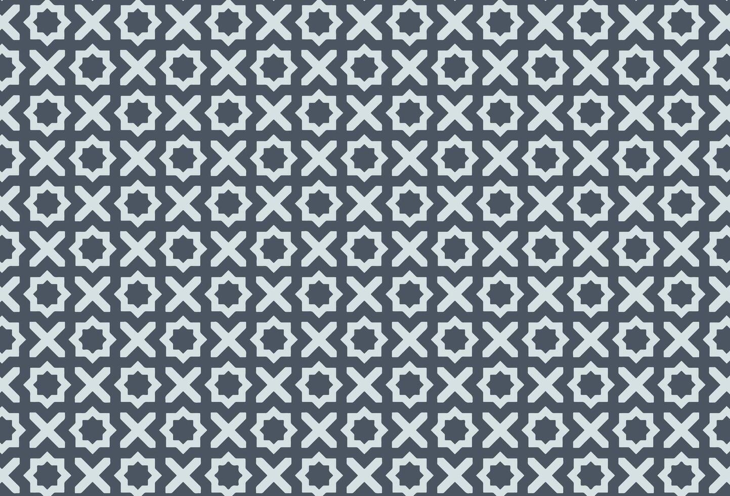Geometric arabic grey color design pattern vector
