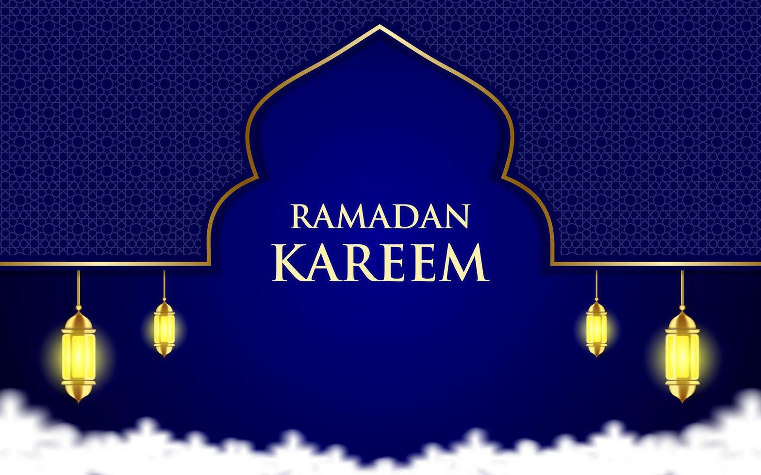 Ramadan kareem background vector