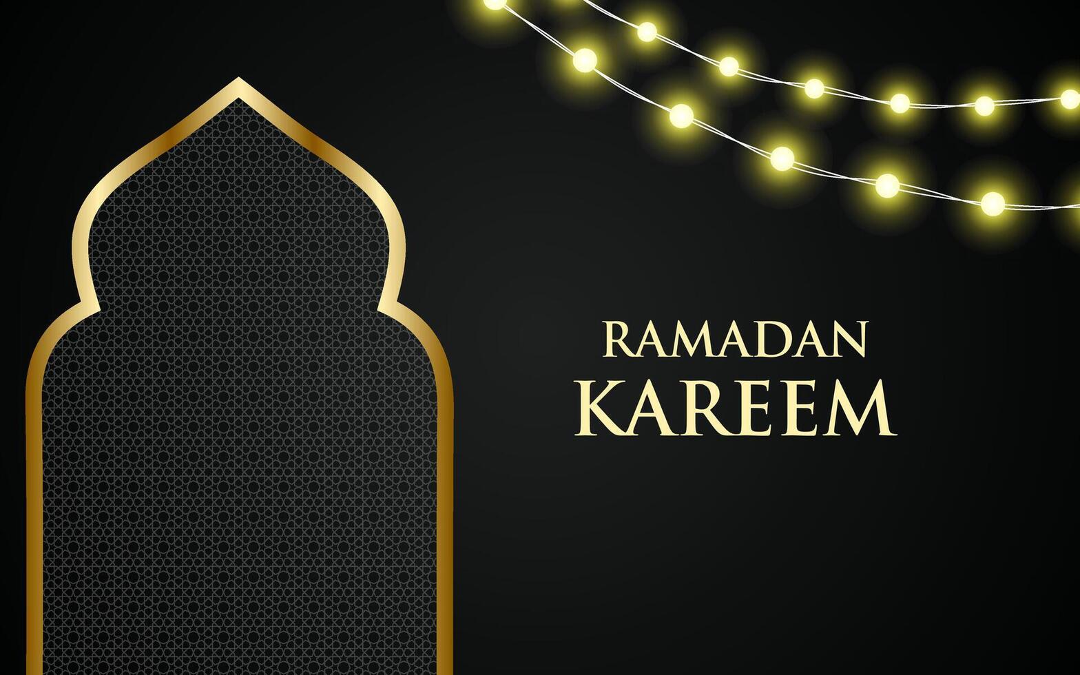 Ramadan Kareem Design Background. vector