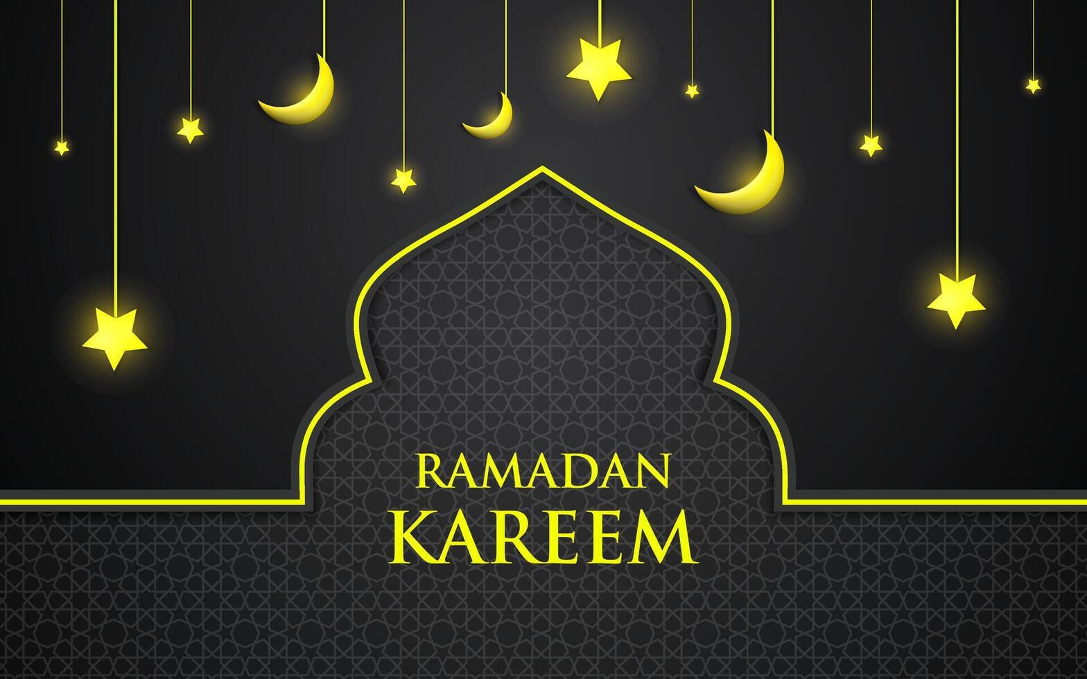 the celebration of the holy month of Ramadan kareem vector