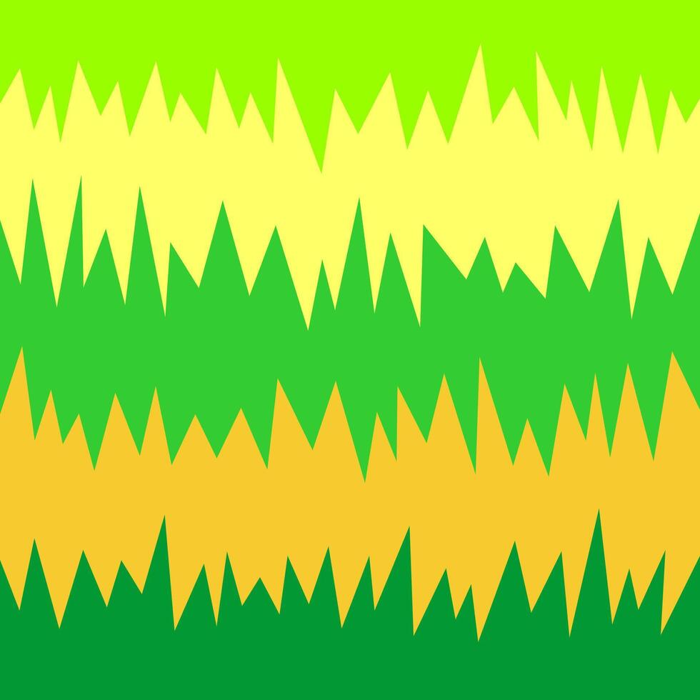 a green and yellow background with a wave pattern vector