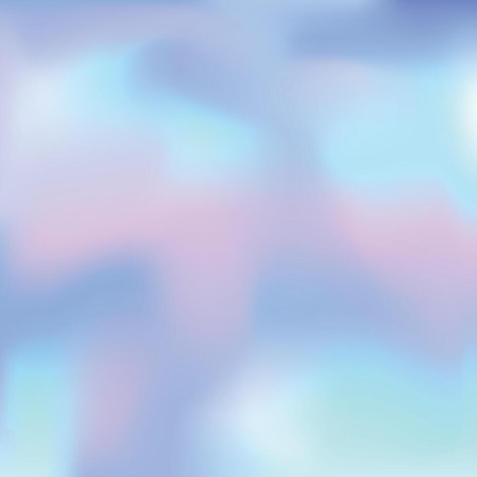 Iridescent design in pastel color. Holographic, pearlescent texture. Abstract background vector
