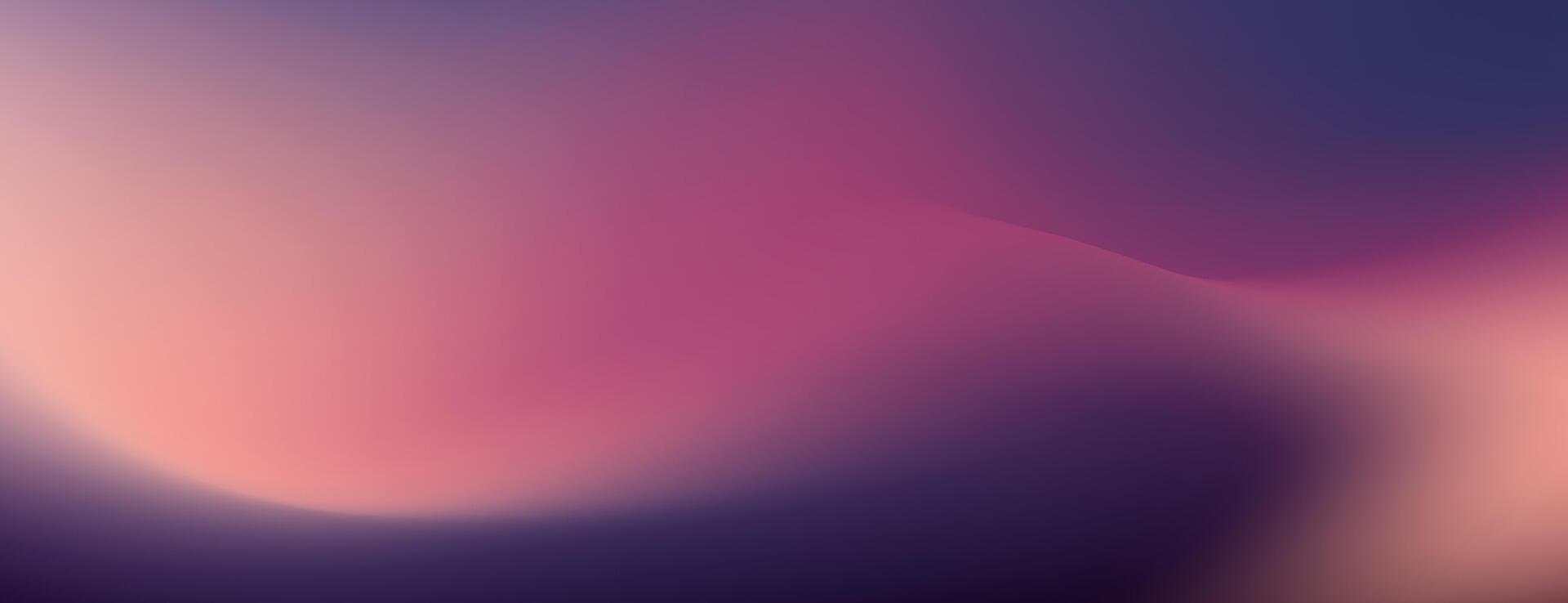 Abstract background with a flowing pink and purple twilight gradient vector