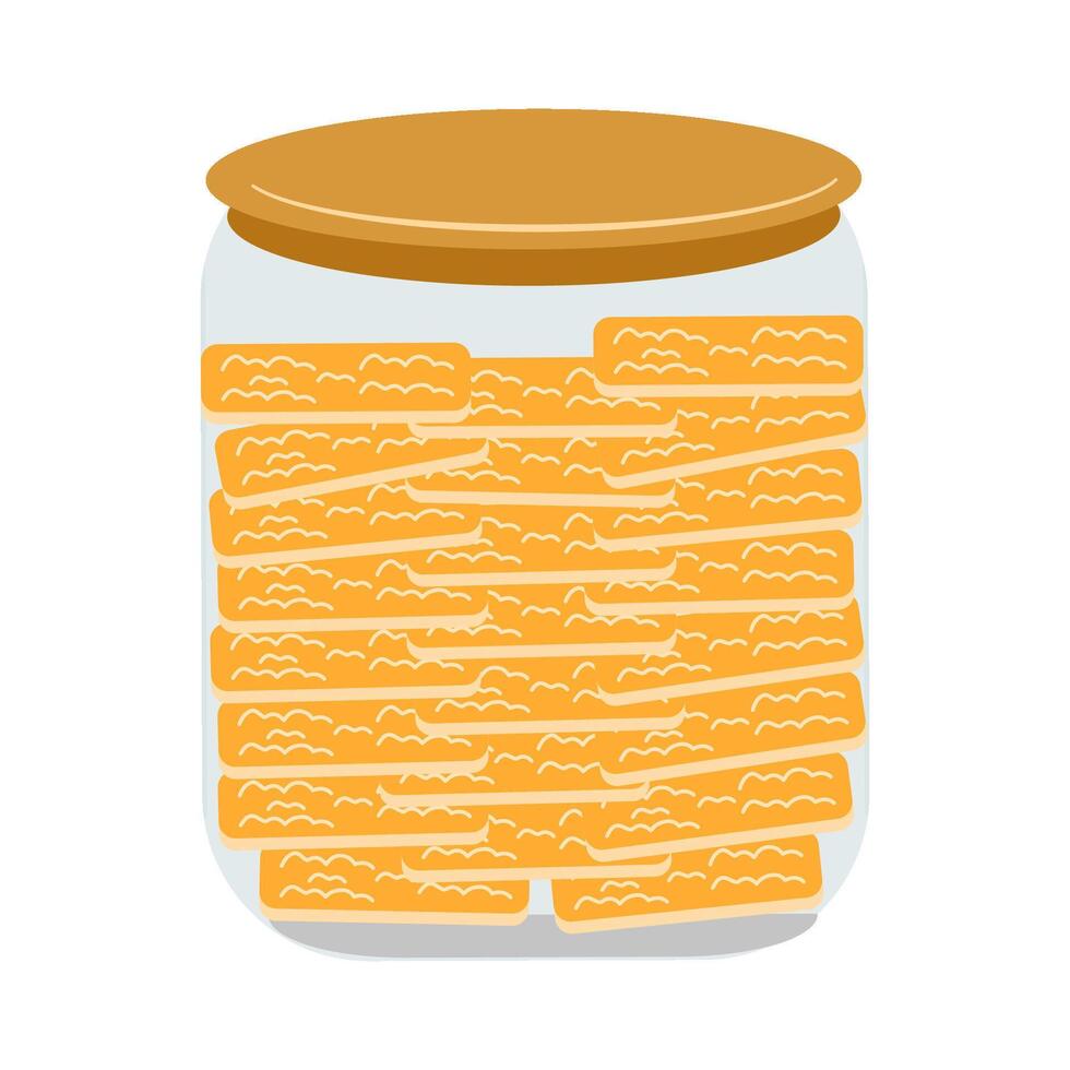 cheesecake in jar vector