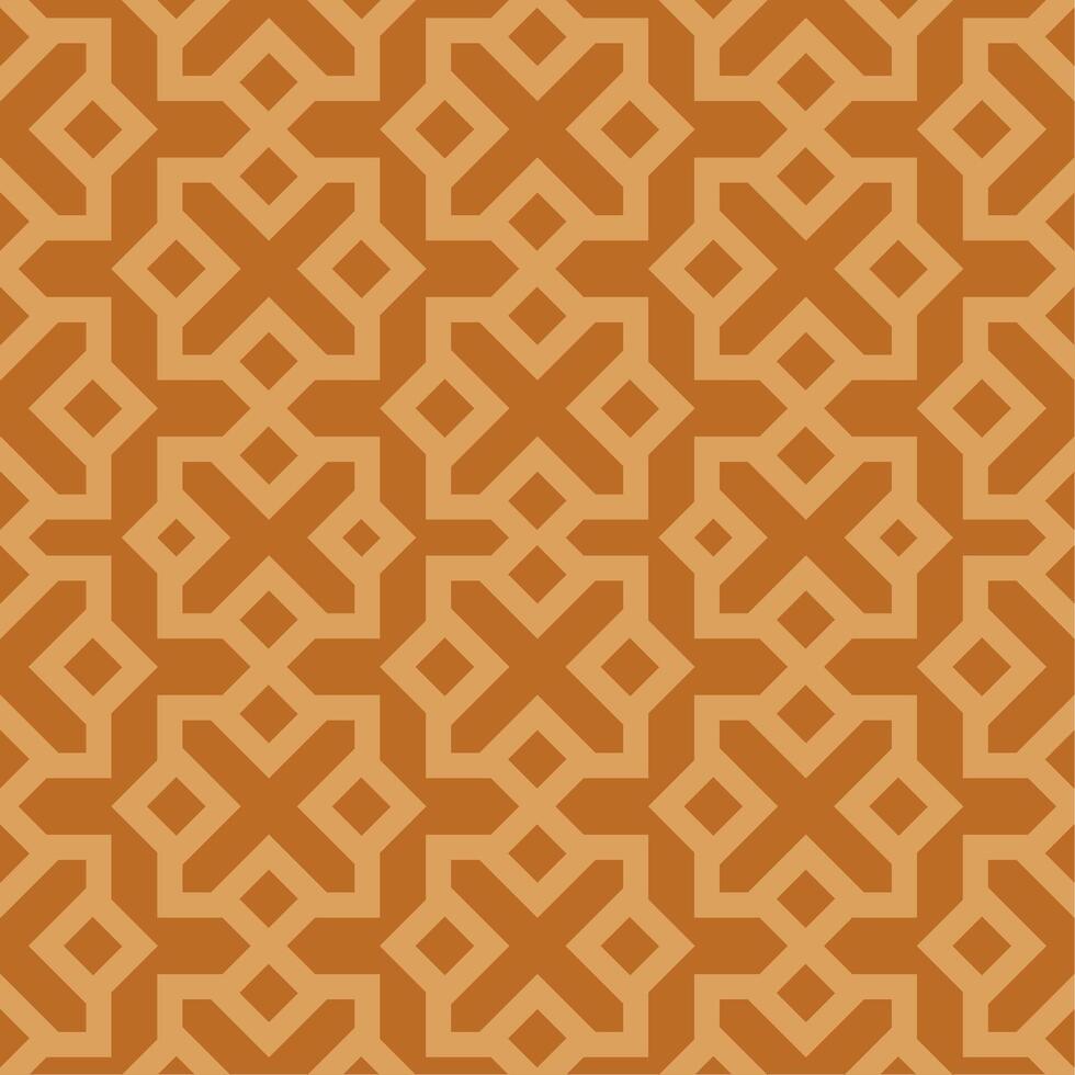 Arabic geometric seamless pattern design vector