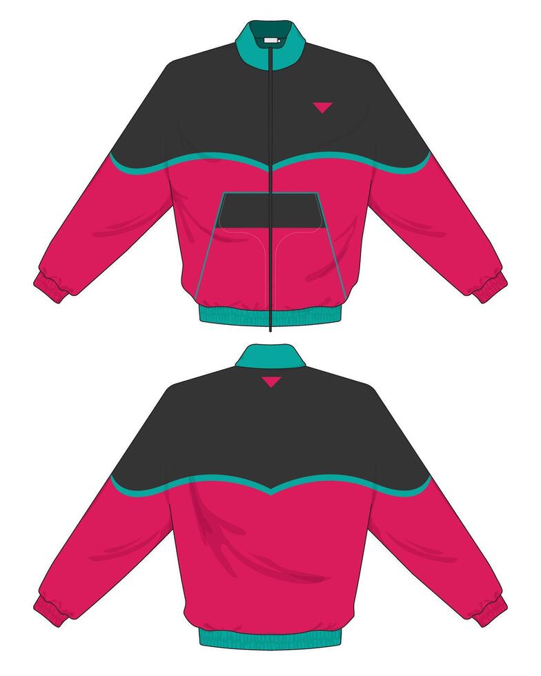 clothing jacket design template graphic vector