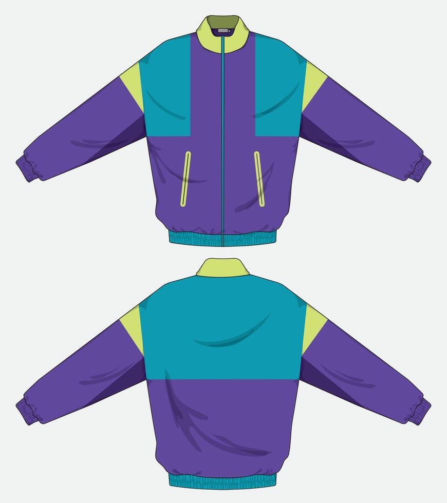 isolated jacket design template vector